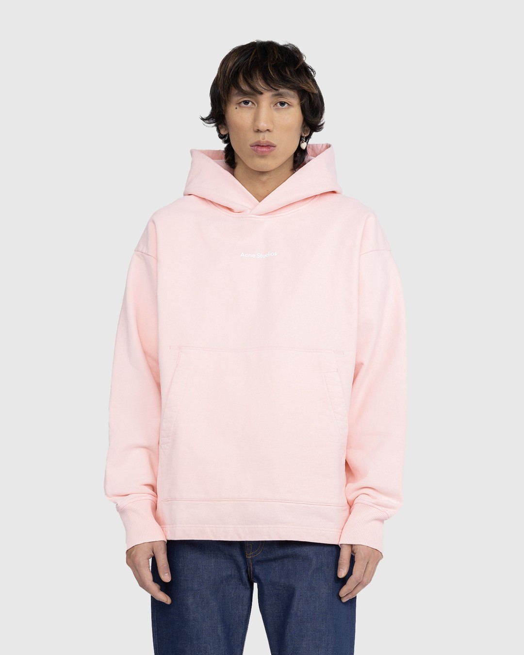 Acne hoodie sales pink
